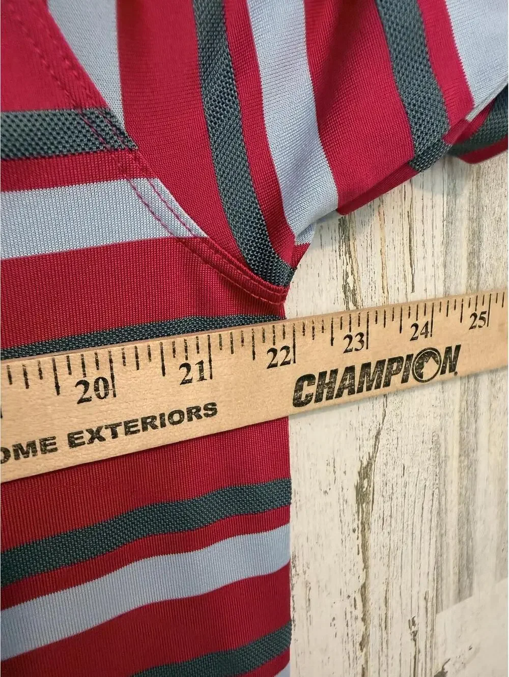 Nike Men's Large Tour Performance Striped Polo Shirt Dri-FIT